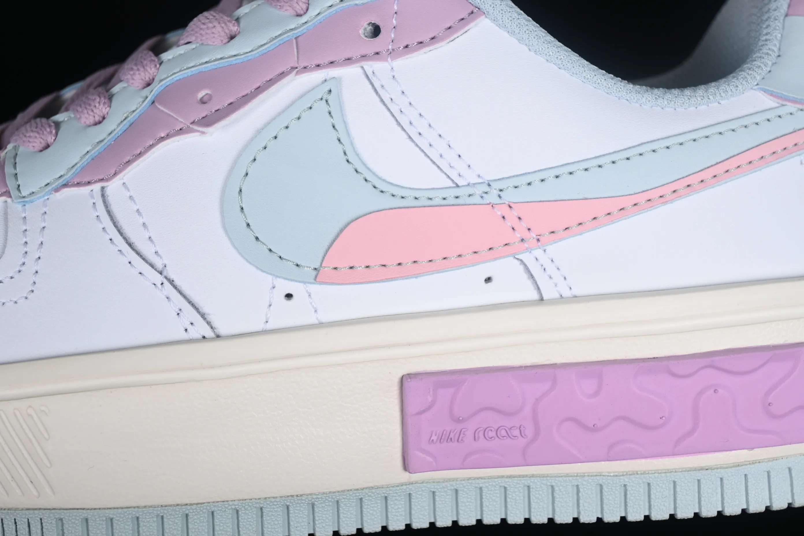 All categories Nk Air Force 1 Air Force series Nk Air Force 1 Fontanka Air Force low-top Nk Air Force 1 Fontanka new fashion style moon-colored pink Air Force 1 low-top casual sneakers CW6688-603